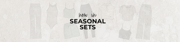 New In Seasonal Sets: Unwind, Waffle, and Sculpt Your Style